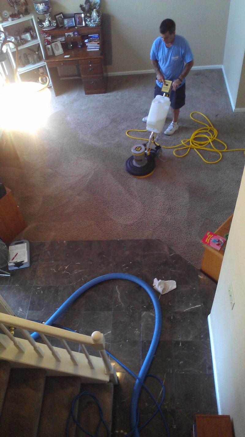 Professional Cleaning in Progress